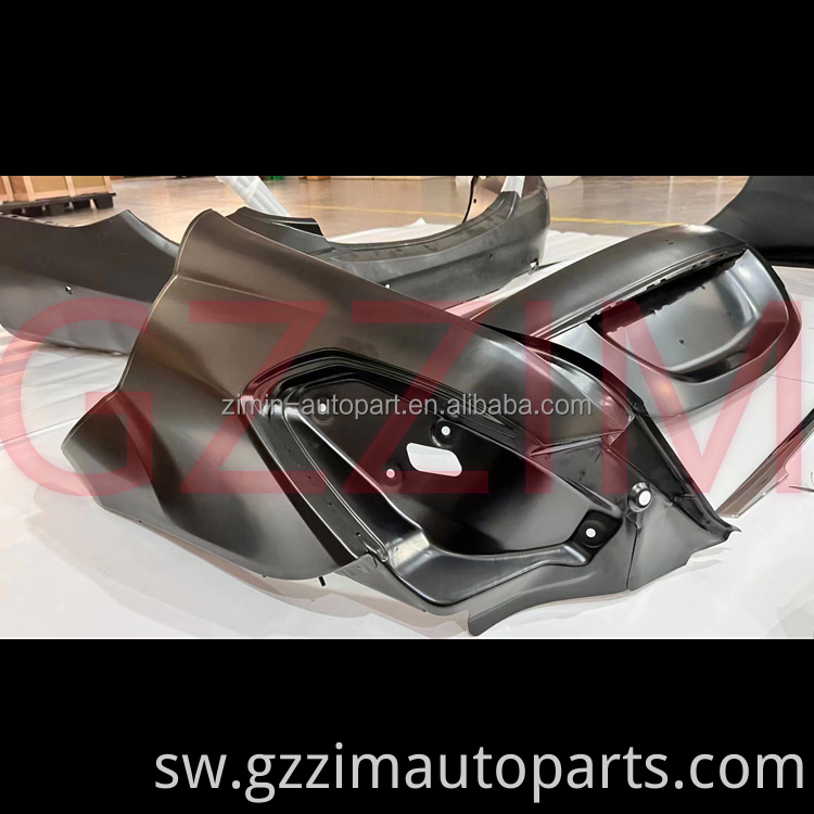 Mbele na nyuma bumper grille hood vifaa vya kuboresha sehemu w221 kuboresha hadi w222 vifaa maalum